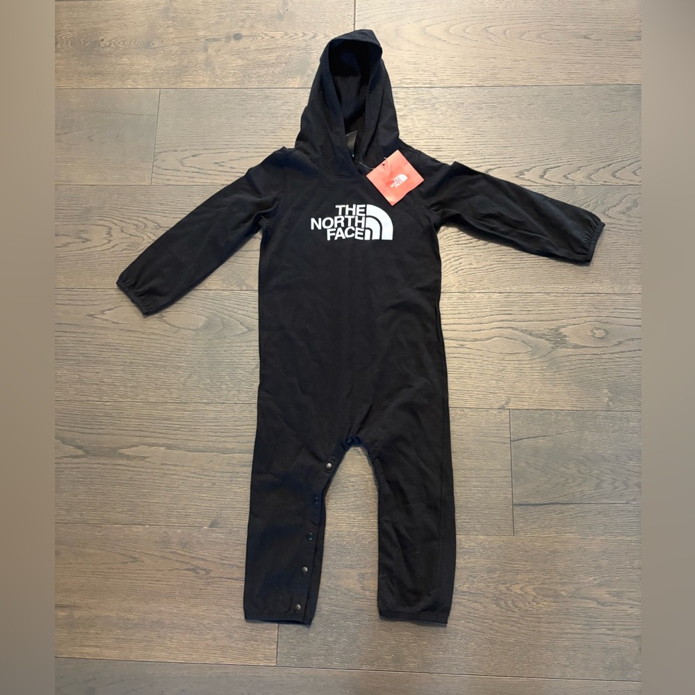 North face black kids onesie / romper 24 months NWT